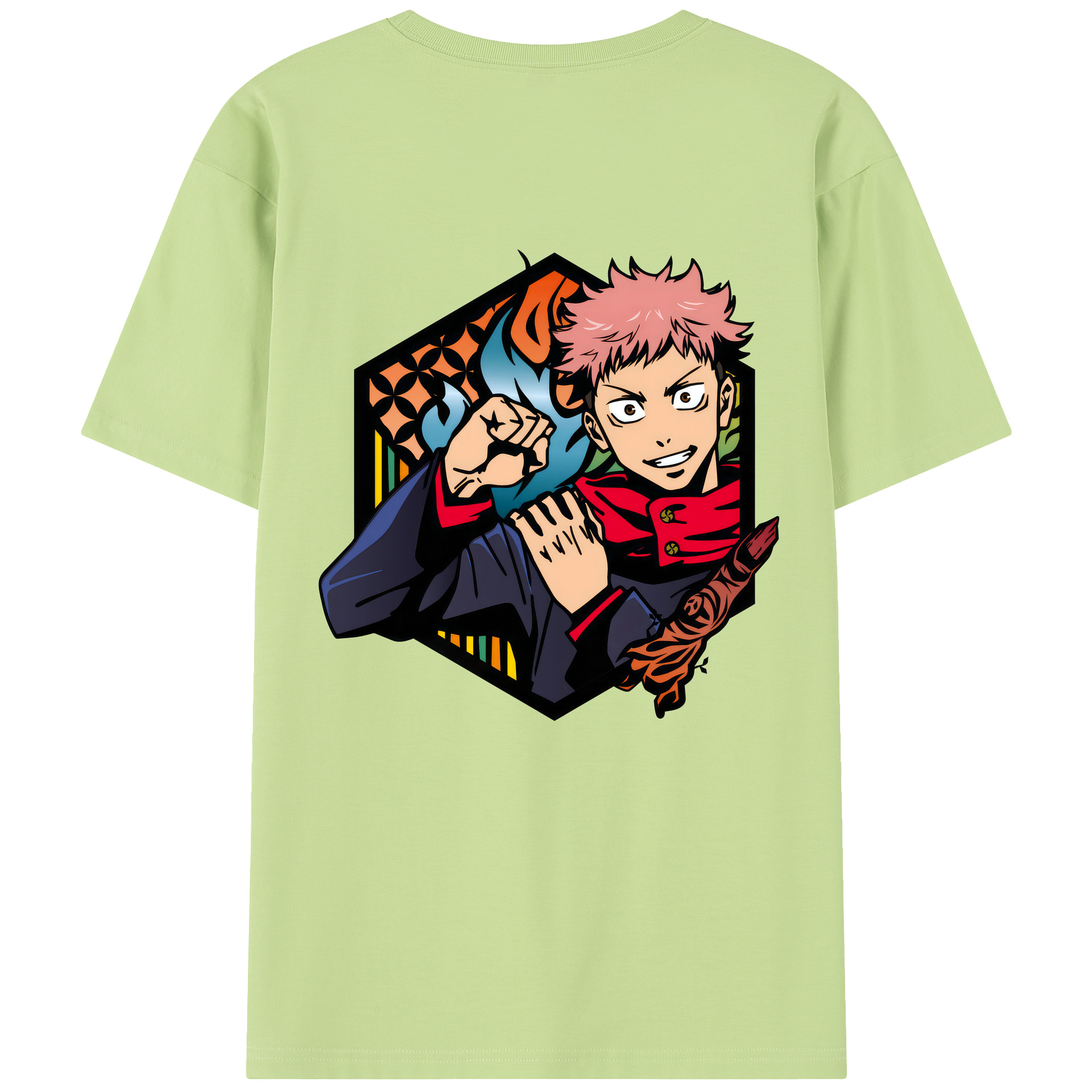 （画像用） 呪術廻戦 Jujutsu Kaisen 綿100％半袖Tシャツ（背面プリント）